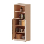 ErgoTray Kombi-Schrank, 2reihig, 5 OH, 3 OH unten mit Türen, oben 2 OH Regal, B/H/T 70,3x190x50cm 